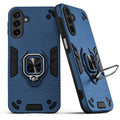 Back view of Samsung M17 5G case highlighting the built-in rotating metal ring holder