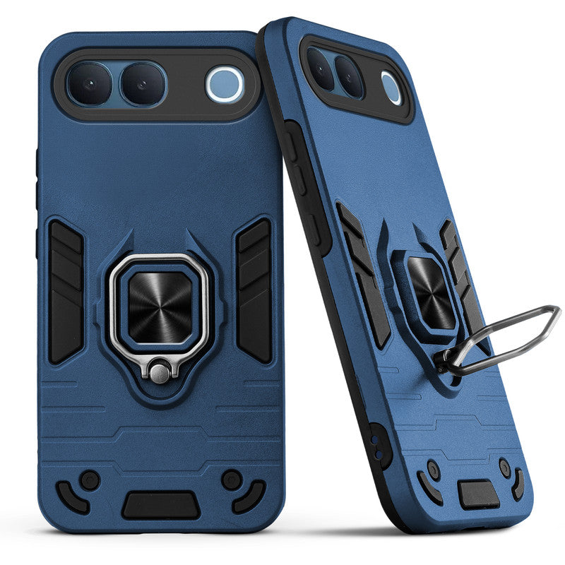 Back view of Vivo S2 5G case highlighting the built-in rotating metal ring holder