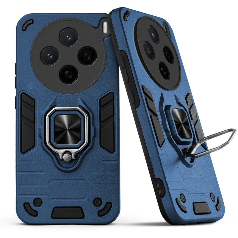 Back view of Vivo X200T 5G case highlighting the built-in rotating metal ring holder