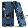 Back view of Vivo Y400 5G case highlighting the built-in rotating metal ring holder