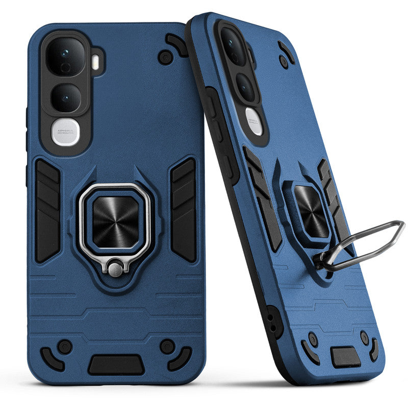 Back view of Vivo Y400 Pro 5G case highlighting the built-in rotating metal ring holder