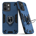 Back view of iQOO Z11x 5G case highlighting the built-in rotating metal ring holder