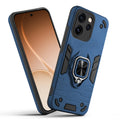 Front and back view of Oppo Reno 15 Pro Mini 5G fitted with a protective case and ring grip