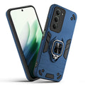 Front and back view of Redmi Note 15 5G fitted with a protective case and ring grip