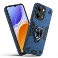 Front and back view of Vivo Y05 4G fitted with a protective case and ring grip