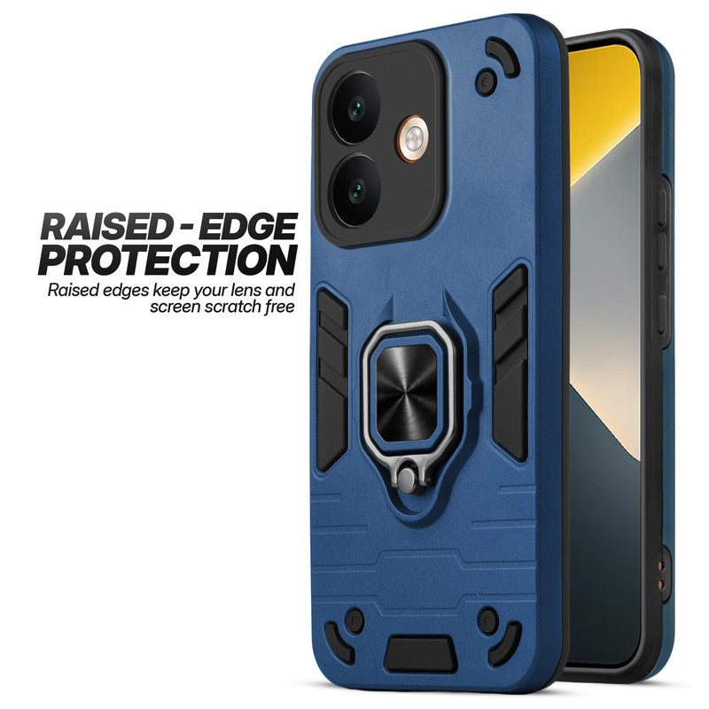 POCO X8 5G case showing raised edge protection for camera and screen