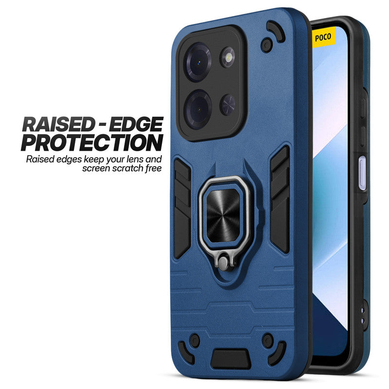 Poco C85 5G case showing raised edge protection for camera and screen