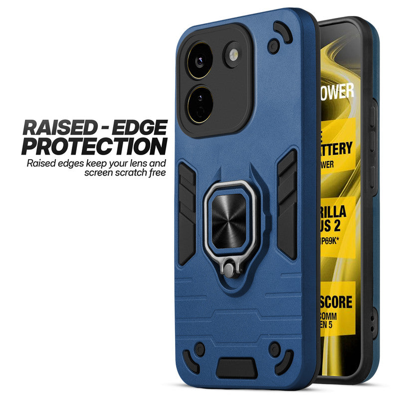 Poco X8 Power 5G case showing raised edge protection for camera and screen