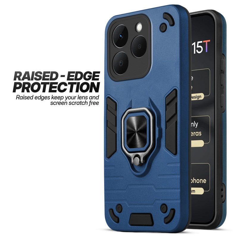 Realme 15T 5G case showing raised edge protection for camera and screen
