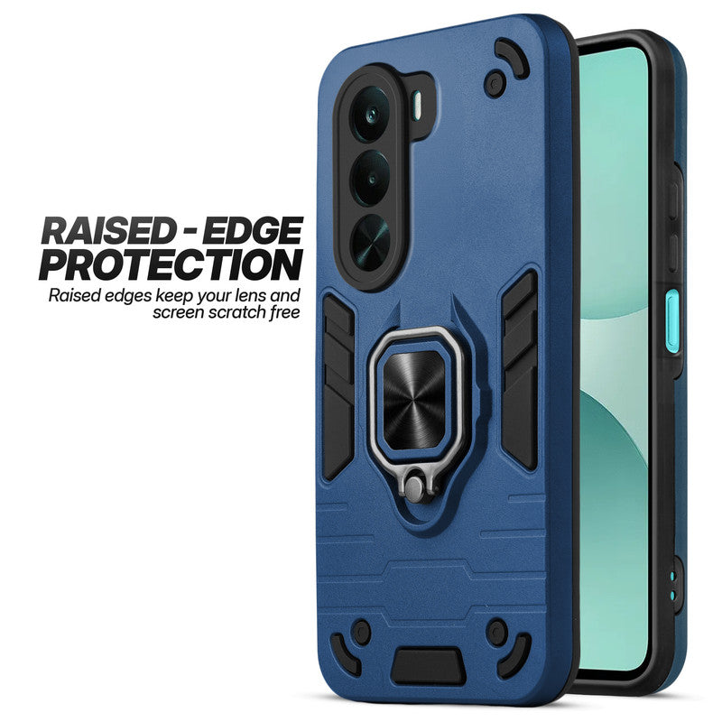 Realme P4x 5G case showing raised edge protection for camera and screen