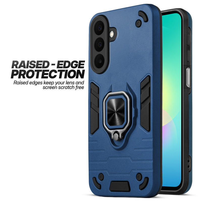 Samsung A27 5G case showing raised edge protection for camera and screen