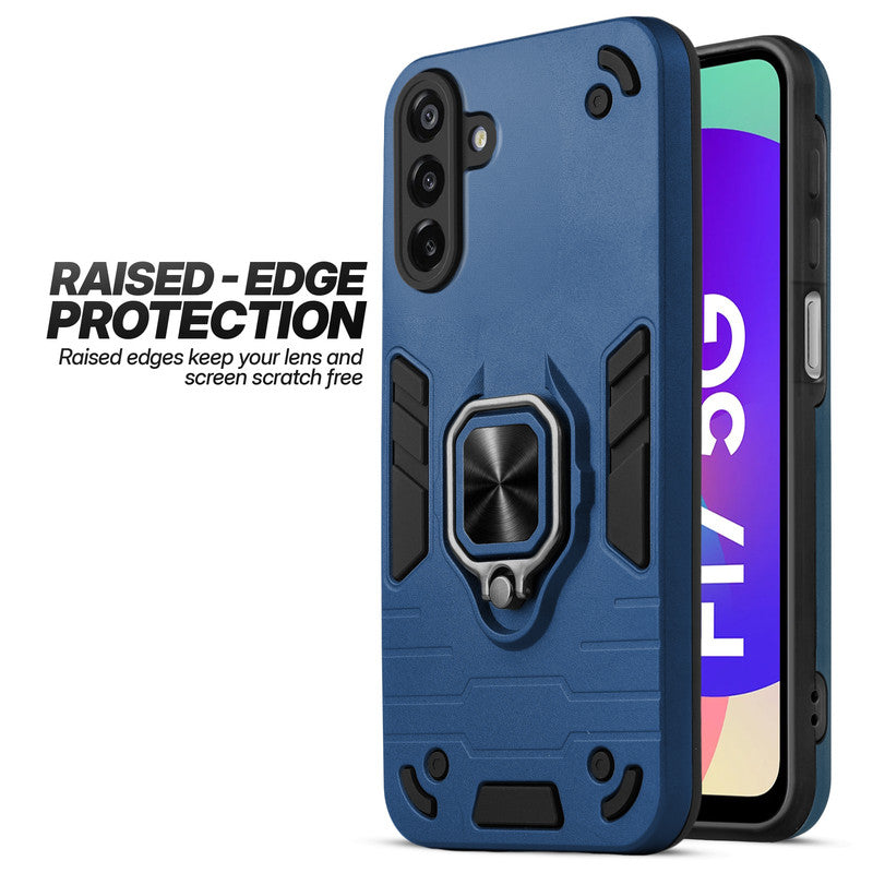 Samsung F17 5G case showing raised edge protection for camera and screen