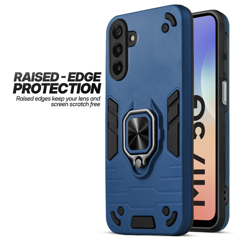 Samsung M17 5G case showing raised edge protection for camera and screen