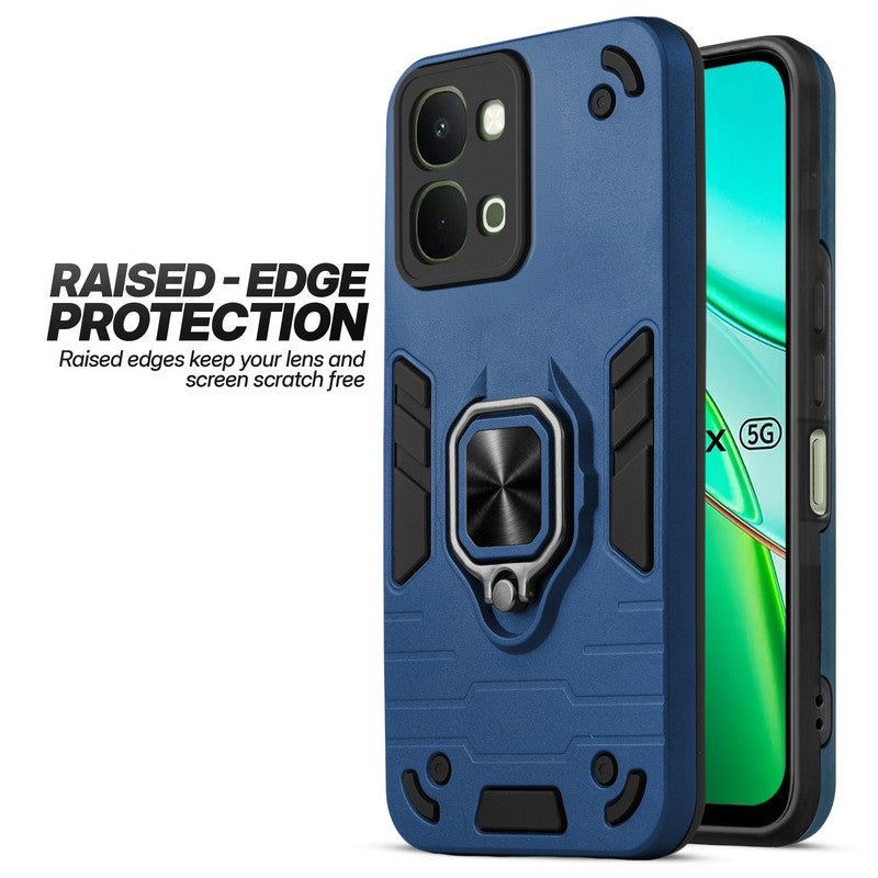 Vivo T5x 5G case showing raised edge protection for camera and screen