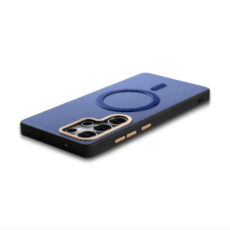 Wireless Charging Support Ready Checks Printed Back Case For Samsung S23 Ultra 5G with Enhanced Grip