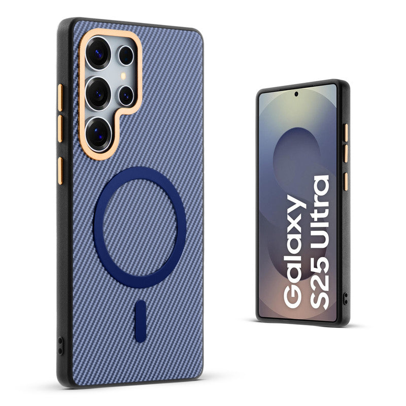 Wireless Charging Support Ready Checks Printed Back Case For Samsung S25 Ultra 5G with Enhanced Grip