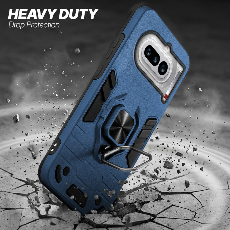Nothing Phone 4A 5G protective case illustrating impact drop protection with an impact-resistant frame.