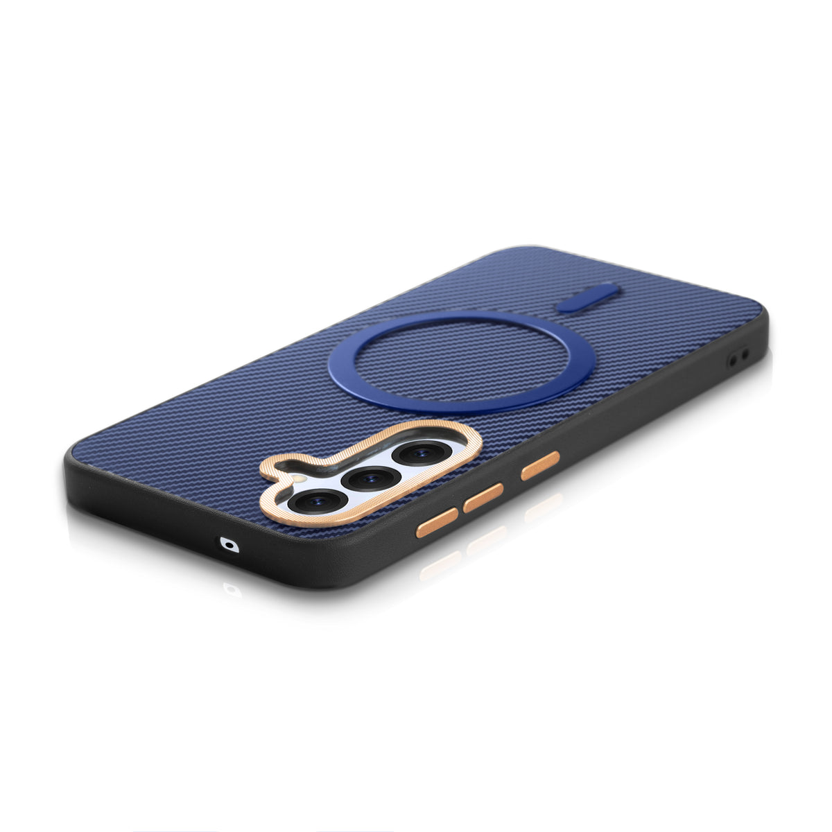 Wireless Charging Support Ready Checks Printed Back Case For Samsung S24 5G with Enhanced Grip
