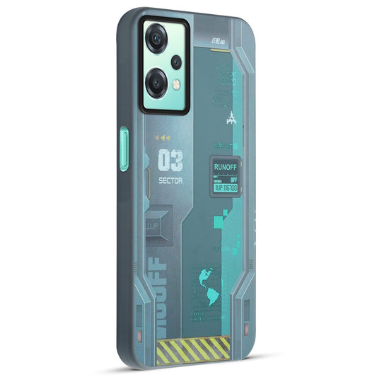 Mechanical Circuit Print Hard Back Cover For OnePlus Nord CE 2 Lite 5G