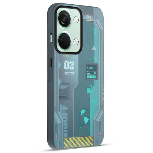 Mechanical Circuit Print Hard Back Cover For OnePlus Nord 3 5G