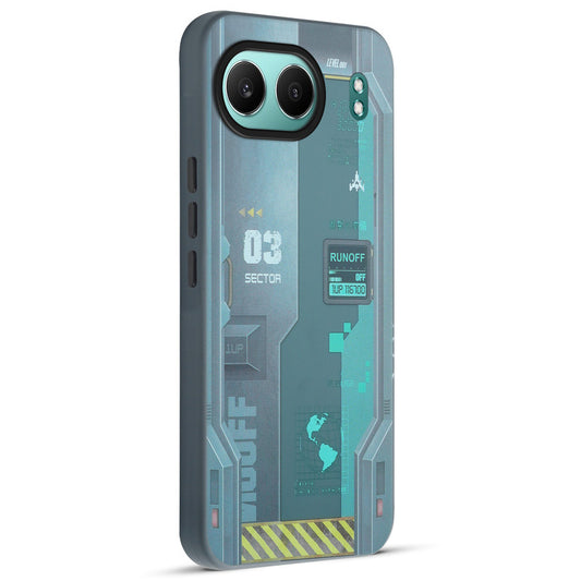 Mechanical Circuit Print Hard Back Cover For OnePlus Nord 4 5G