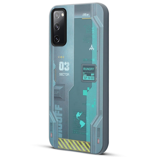 Mechanical Circuit Print Hard Back Cover For Samsung S20 FE 5G