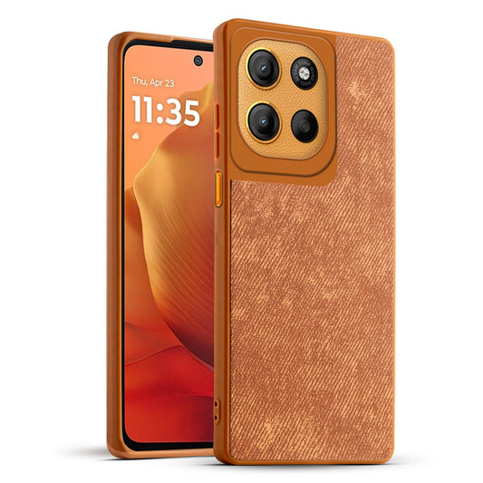 Classic Denim Finish Back Case for Motorola Moto G15