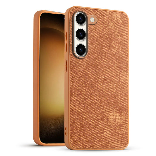 Classic Denim Finish Back Case for Samsung S23 5G with Raised Camera Edges & Micro-Fiber Lining