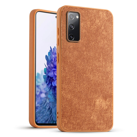 Classic Denim Finish Back Case for Samsung S20 FE 5G with Raised Camera Edges & Micro-Fiber Lining