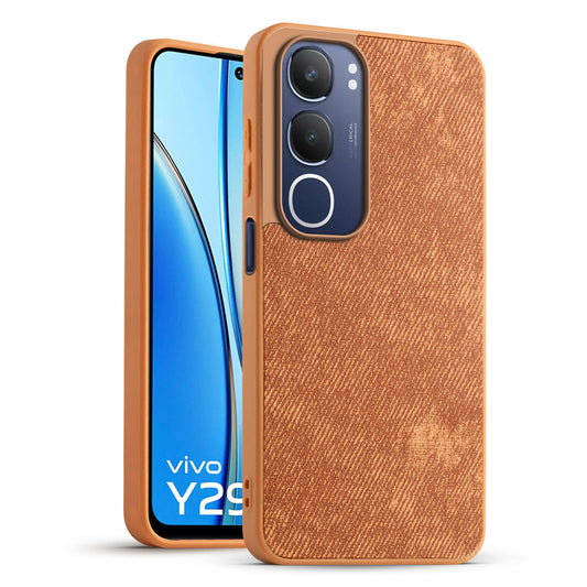 Classic Denim Finish Back Case for Vivo Y29 5G