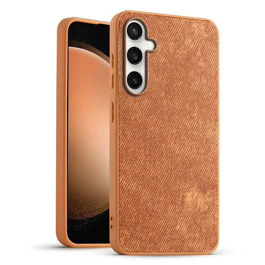 Classic Denim Finish Back Case for Samsung S23 FE 5G with Raised Camera Edges & Micro-Fiber Lining