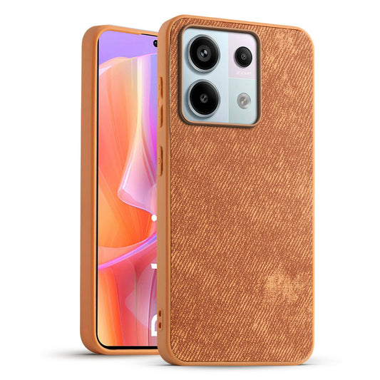 Classic Denim Finish Back Case for Redmi Note 13 Pro 5G with Raised Camera Edges & Micro-Fiber Lining