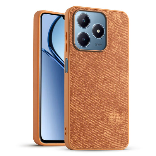 Classic Denim Finish Back Case for Realme C63