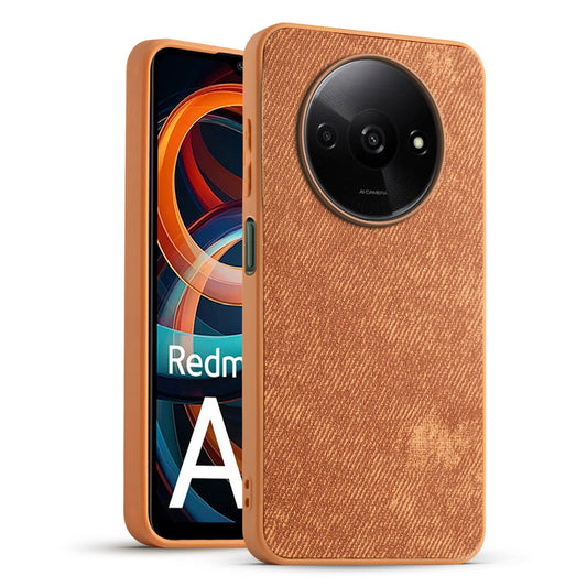 Classic Denim Finish Back Case for Redmi A3 2024