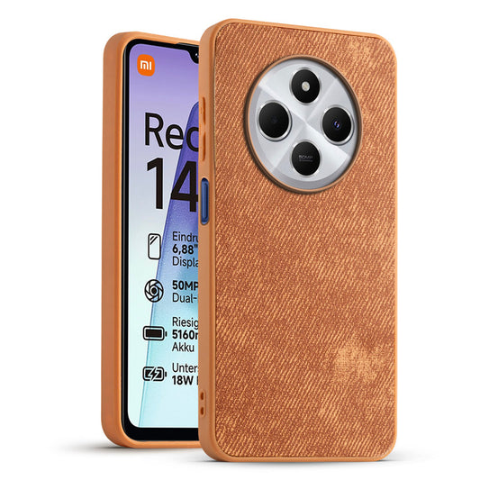 Classic Denim Finish Back Case for Redmi 14C 5G