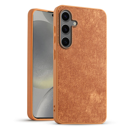 Classic Denim Finish Back Case for Samsung S24 5G with Raised Camera Edges & Micro-Fiber Lining