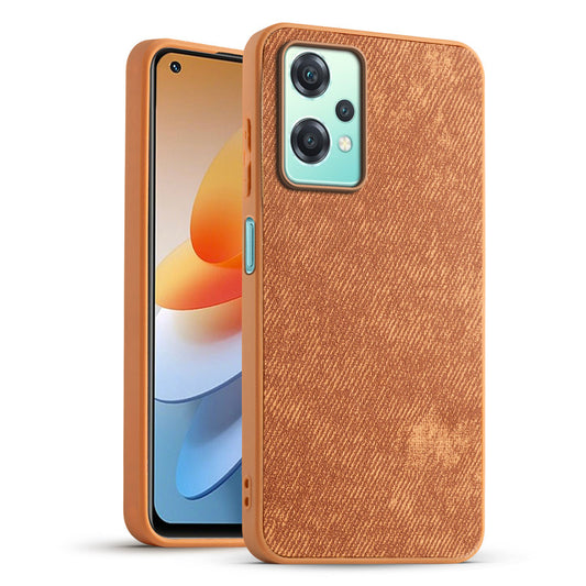 Classic Denim Finish Back Case for OnePlus Nord CE 2 Lite 5G with Raised Camera Edges & Micro-Fiber Lining