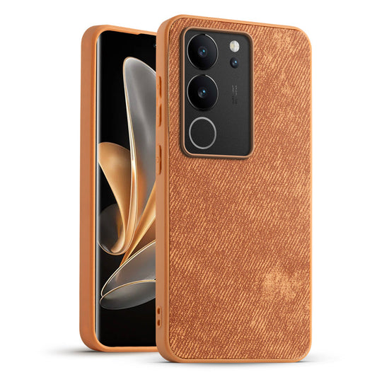 Classic Denim Finish Back Case for Vivo V29 5G