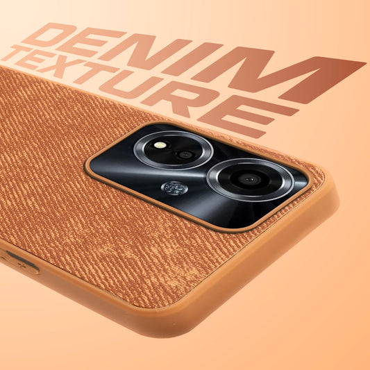 Classic Denim Finish Back Case for Oppo A59 5G