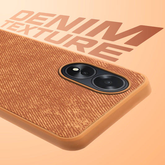 Classic Denim Finish Back Case for Oppo A18