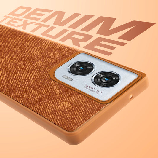 Classic Denim Finish Back Case for Motorola Moto Edge 50 Fusion 5G