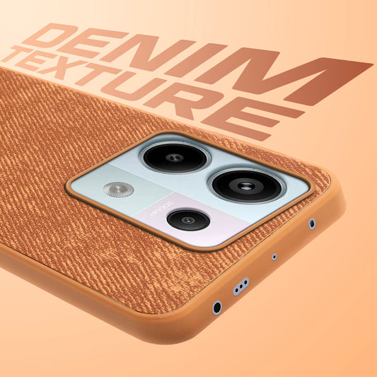 Classic Denim Finish Back Case for Redmi Note 13 Pro 5G