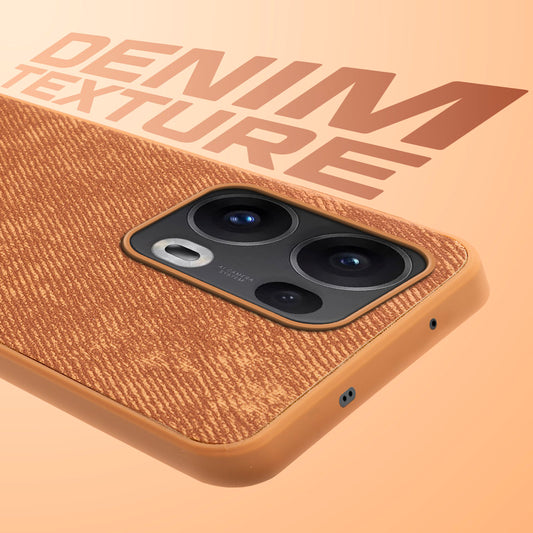 Classic Denim Finish Back Case for Oppo Reno 13 Pro 5G