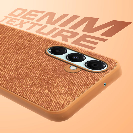 Classic Denim Finish Back Case for Samsung A16 5G with Raised Camera Edges & Micro-Fiber Lining