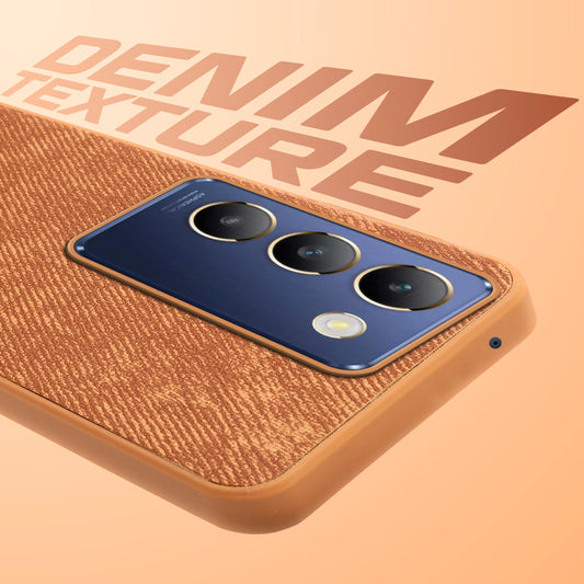 Classic Denim Finish Back Case for Vivo Y200e 5G