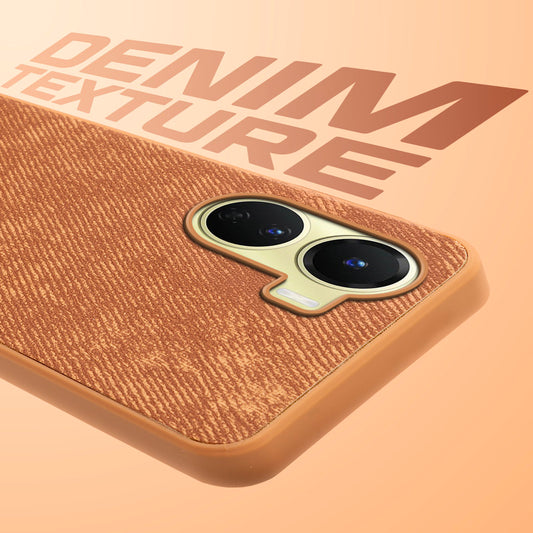 Classic Denim Finish Back Case for Vivo Y16