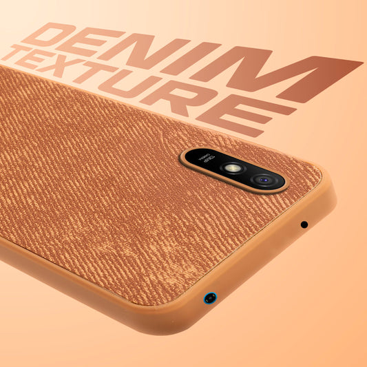 Classic Denim Finish Back Case for Redmi 9A