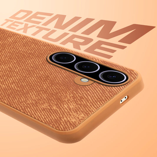 Classic Denim Finish Back Case for Samsung A56 5G with Raised Camera Edges & Micro-Fiber Lining