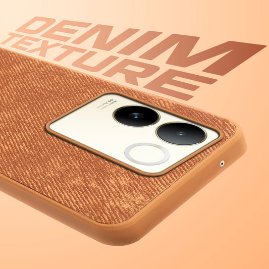 Classic Denim Finish Back Case for Vivo T2 Pro 5G