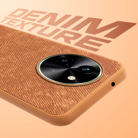 Classic Denim Finish Back Case for Vivo T3x 5G